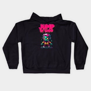 Zombie Snowboarding Kids Hoodie